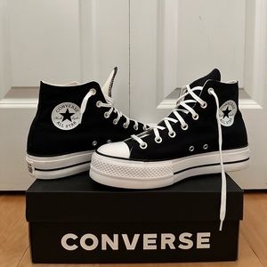 Platform Black Hightop Converse